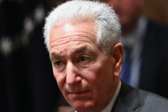 US Ambassador Charles Kushner addressing diplomatic concerns