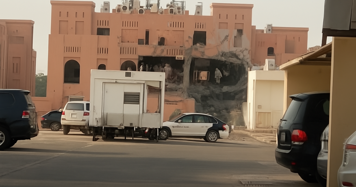 Donald Trump addressing reporters on Israel-Qatar tensions